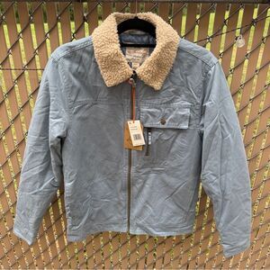 WEATHERPROOF | Men's Twill Trucker Sherpa Collar Jacket | Size S